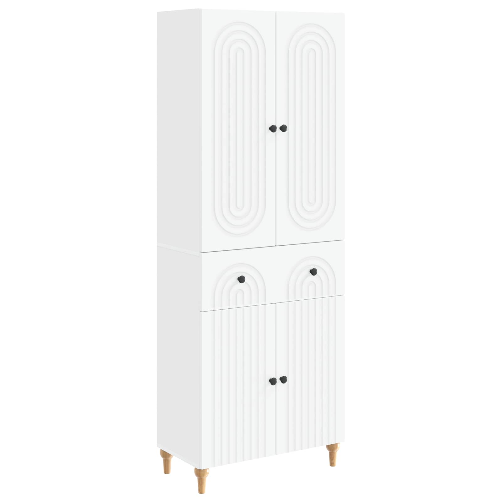 Cabinet Set 2 pcs 66 x 34.5 x 90 cm Engineered Wood