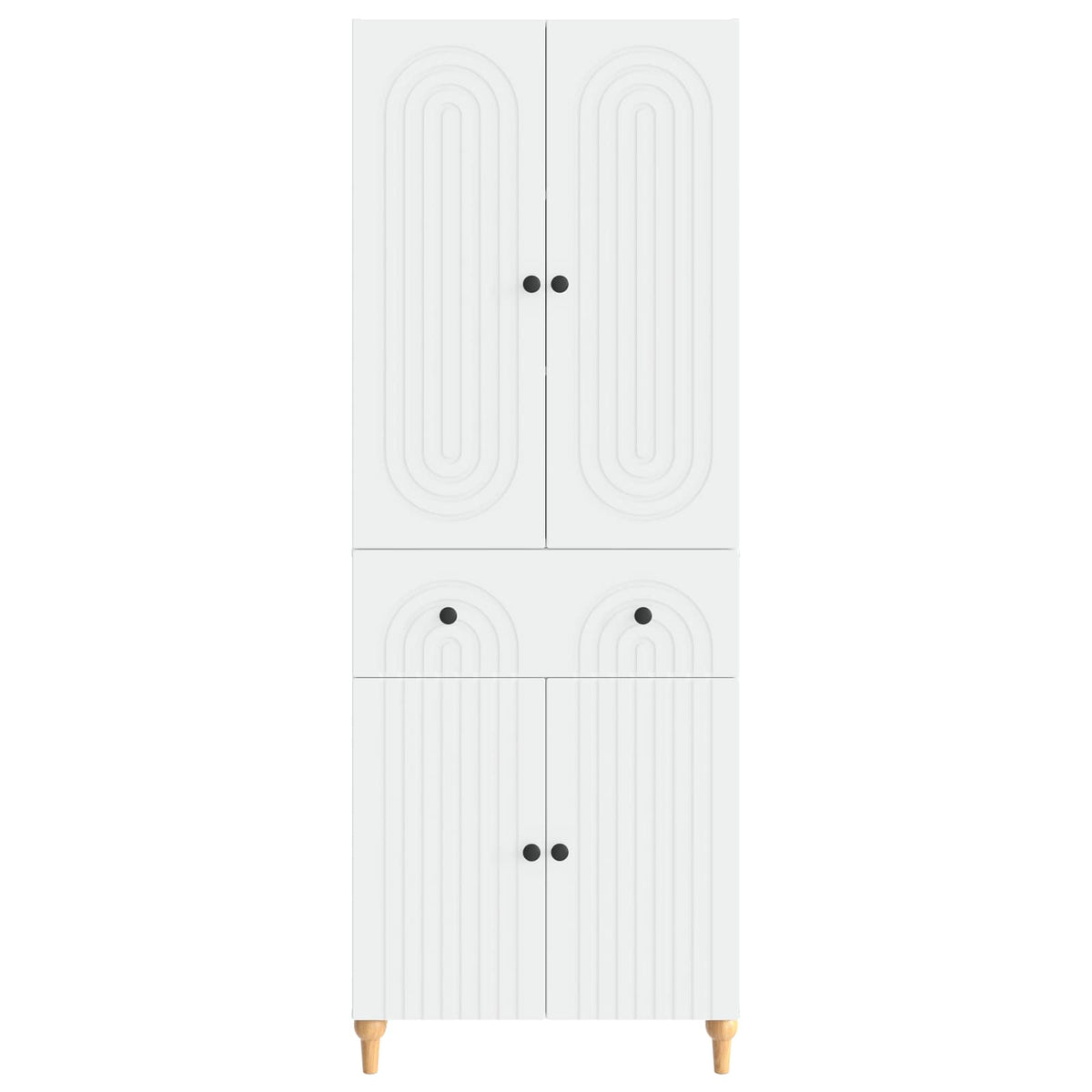 Cabinet Set 2 pcs 66 x 34.5 x 90 cm Engineered Wood