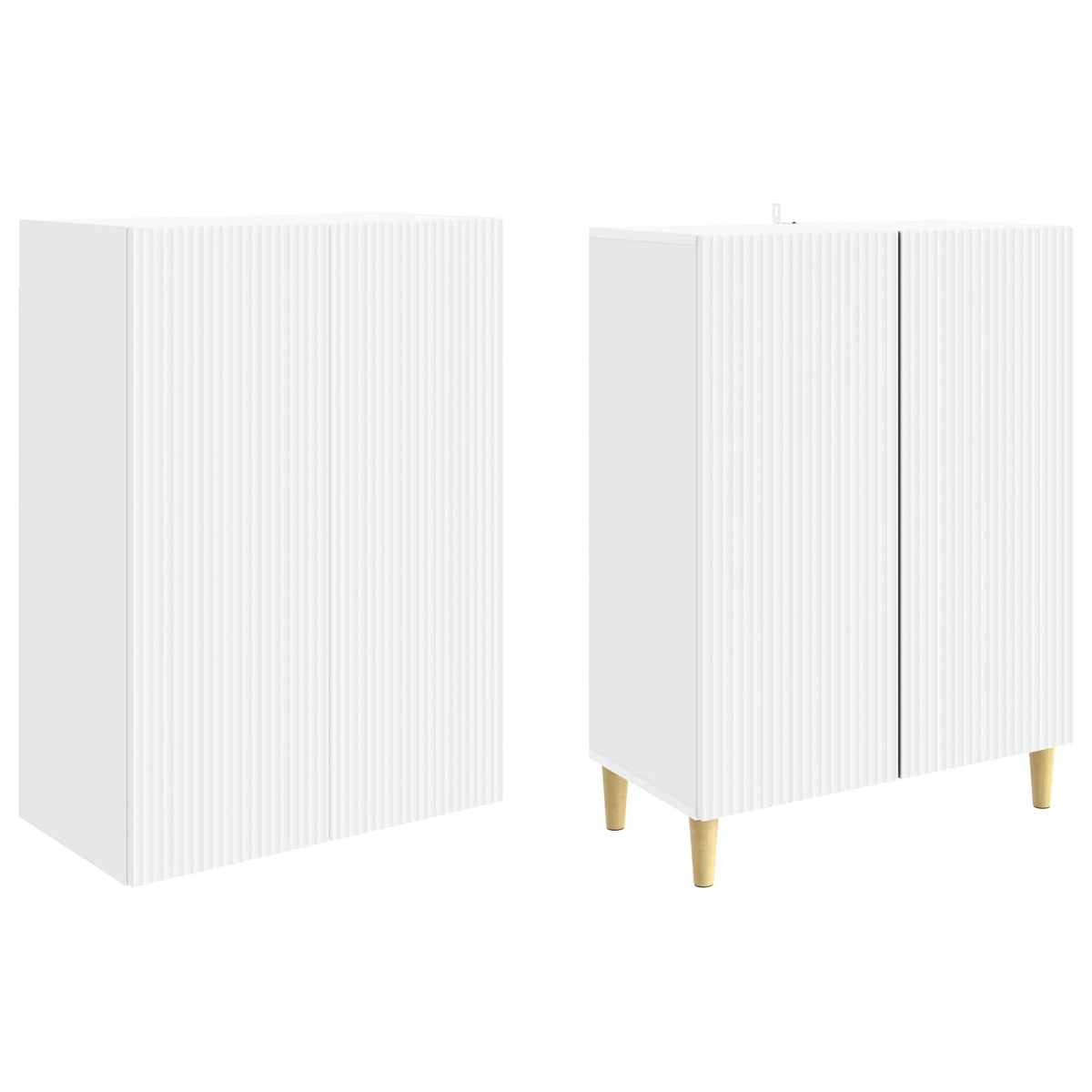 Cabinet Set 2 pcs 66 x 34.5 x 90 cm Engineered Wood