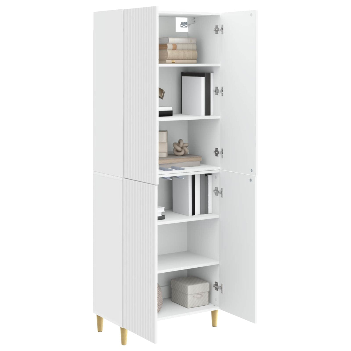 Cabinet Set 2 pcs 66 x 34.5 x 90 cm Engineered Wood