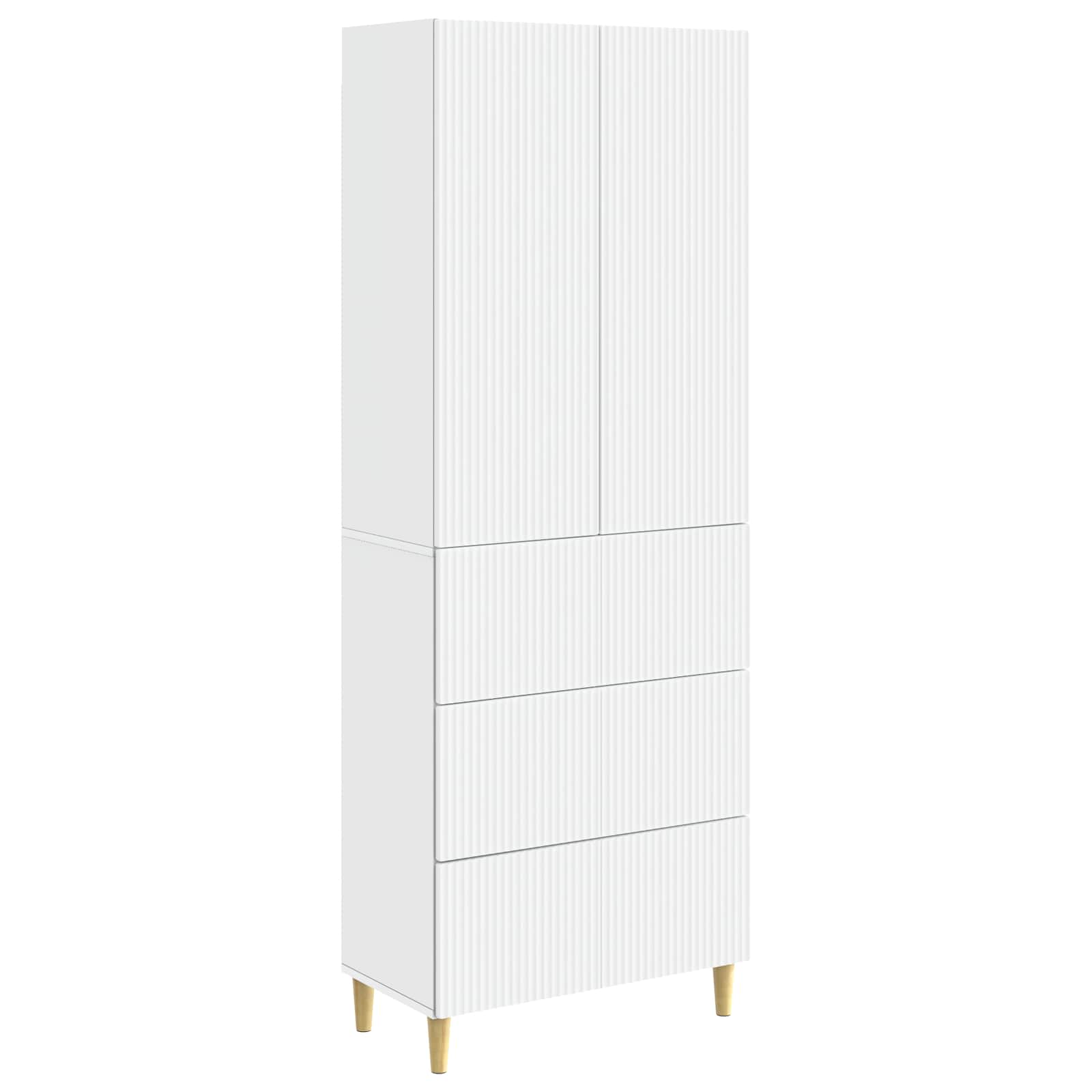 Cabinet Set 2 pcs 66 x 34.5 x 90 cm Engineered Wood