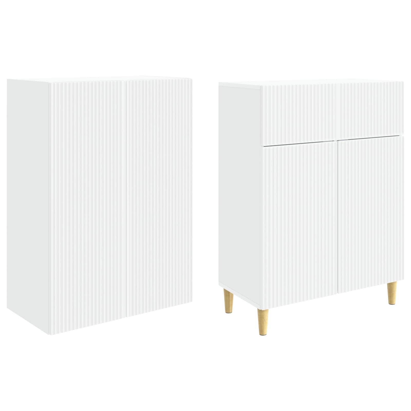 Cabinet Set 2 pcs 66 x 34.5 x 90 cm Engineered Wood