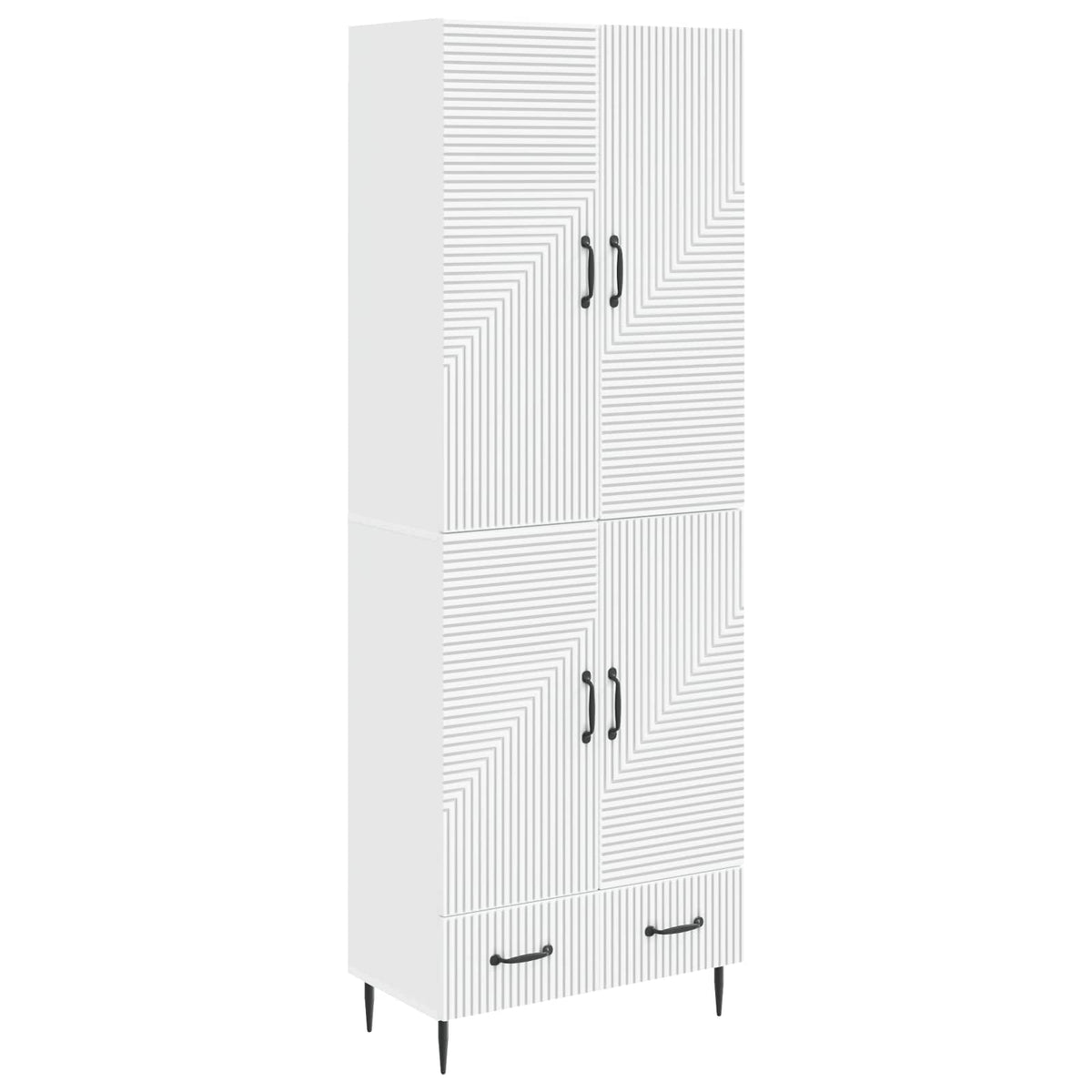 Cabinet Set 2 pcs 66 x 34.5 x 95 cm Engineered Wood