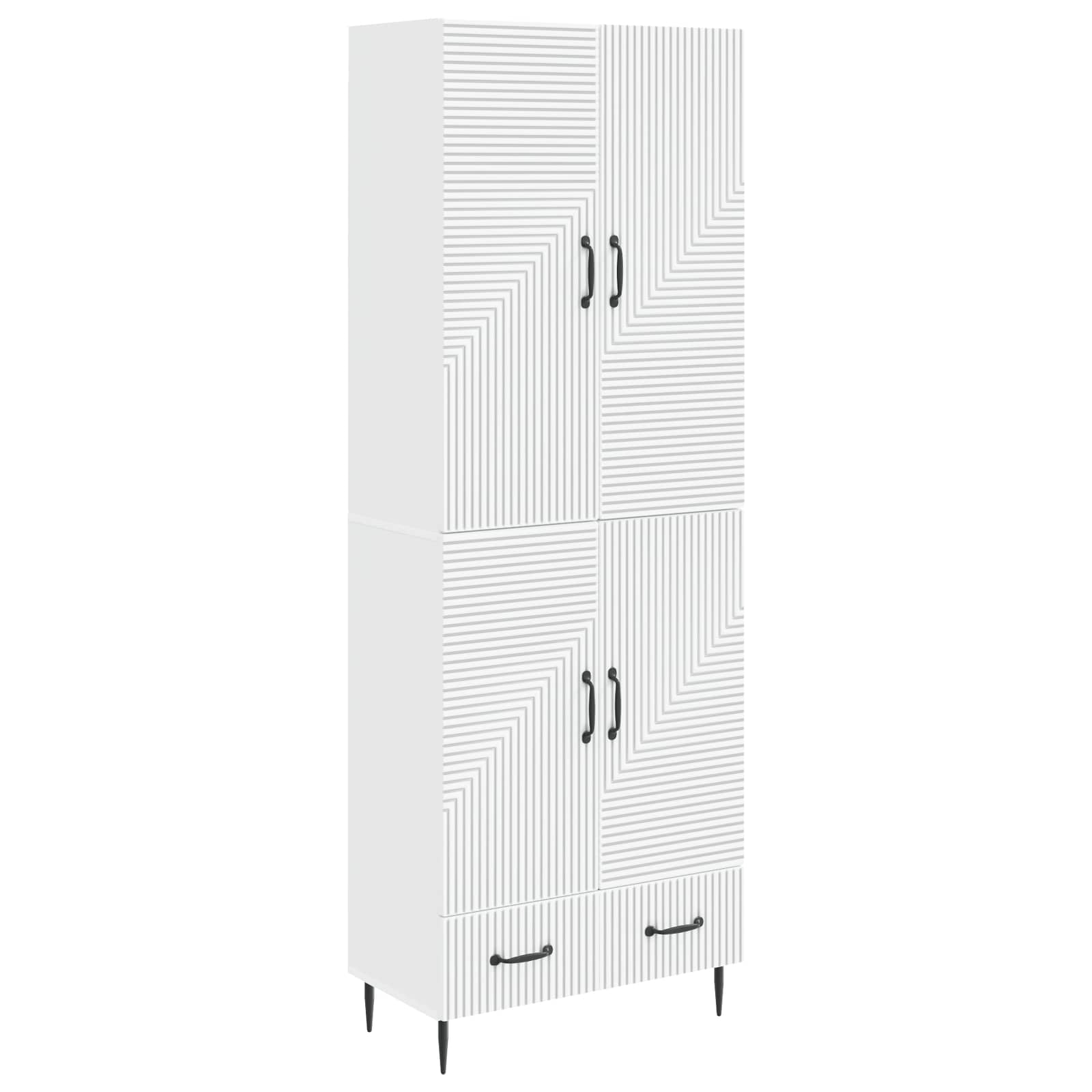 Cabinet Set 2 pcs 66 x 34.5 x 95 cm Engineered Wood