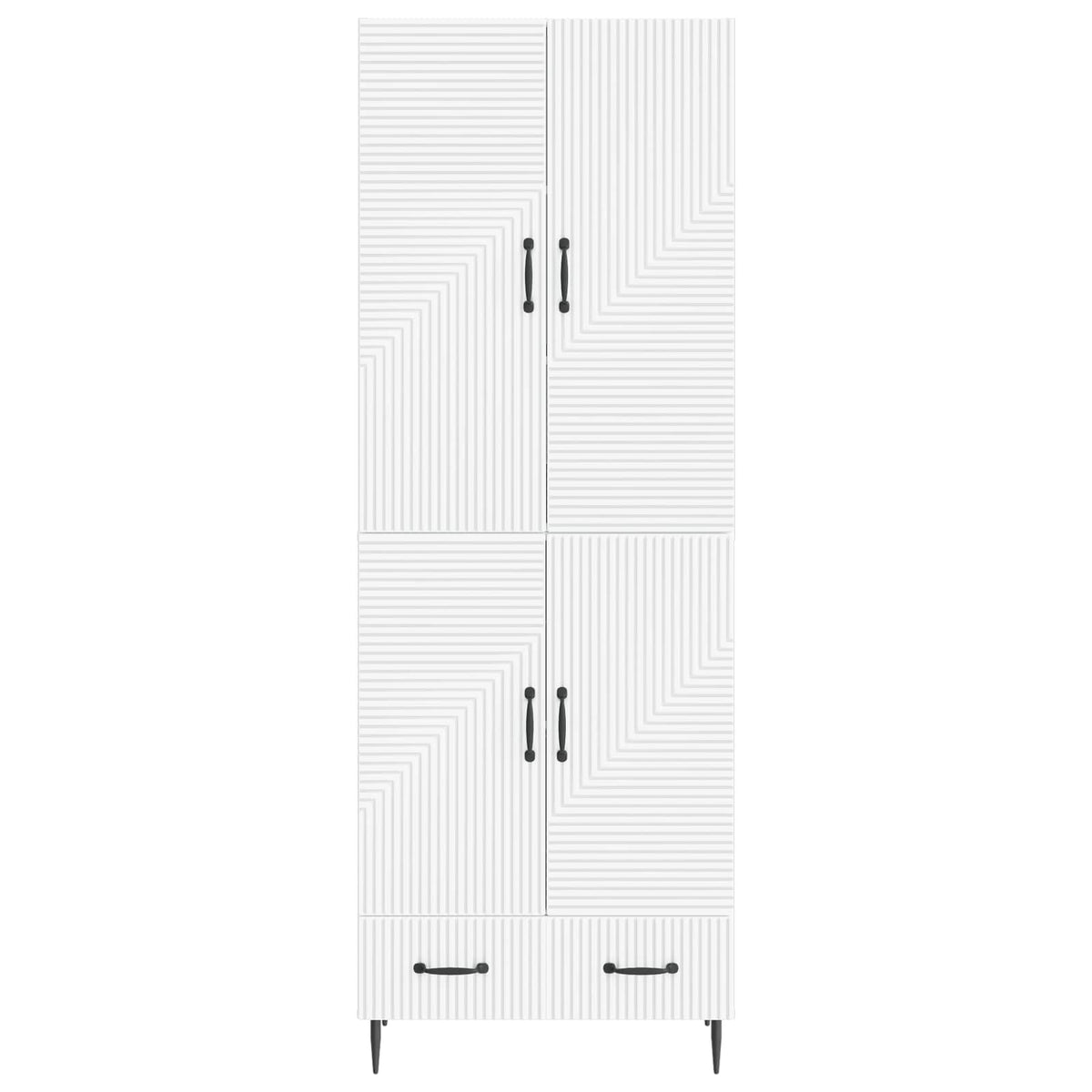 Cabinet Set 2 pcs 66 x 34.5 x 95 cm Engineered Wood