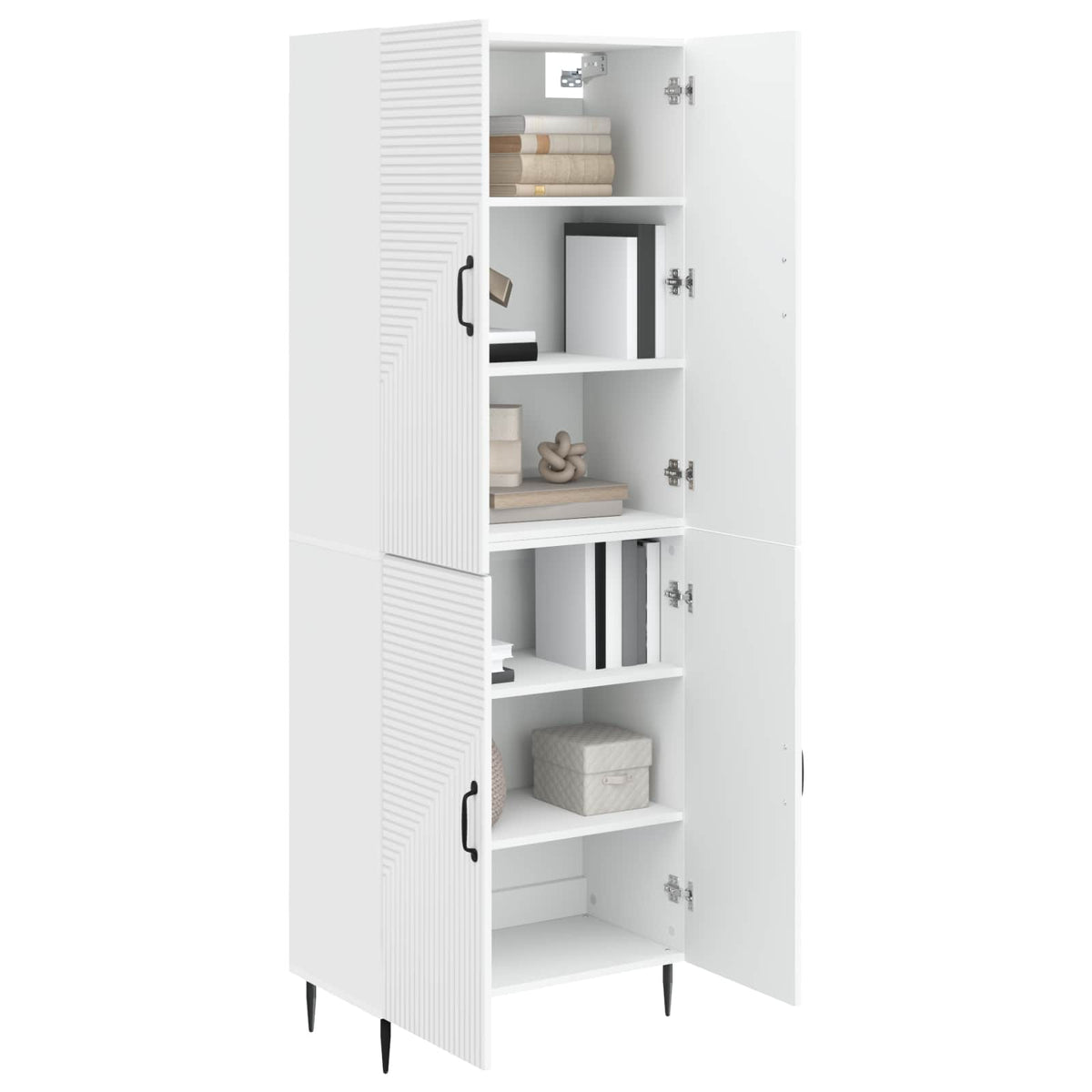 Cabinet Set 2 pcs 66 x 34.5 x 89.5 cm Engineered Wood