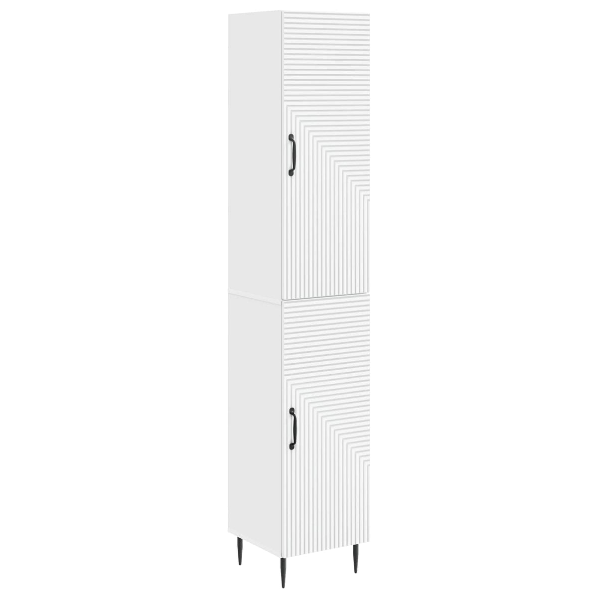 Cabinet Set 2 pcs White 33 x 34.5 x 89.5 cm Engineered Wood