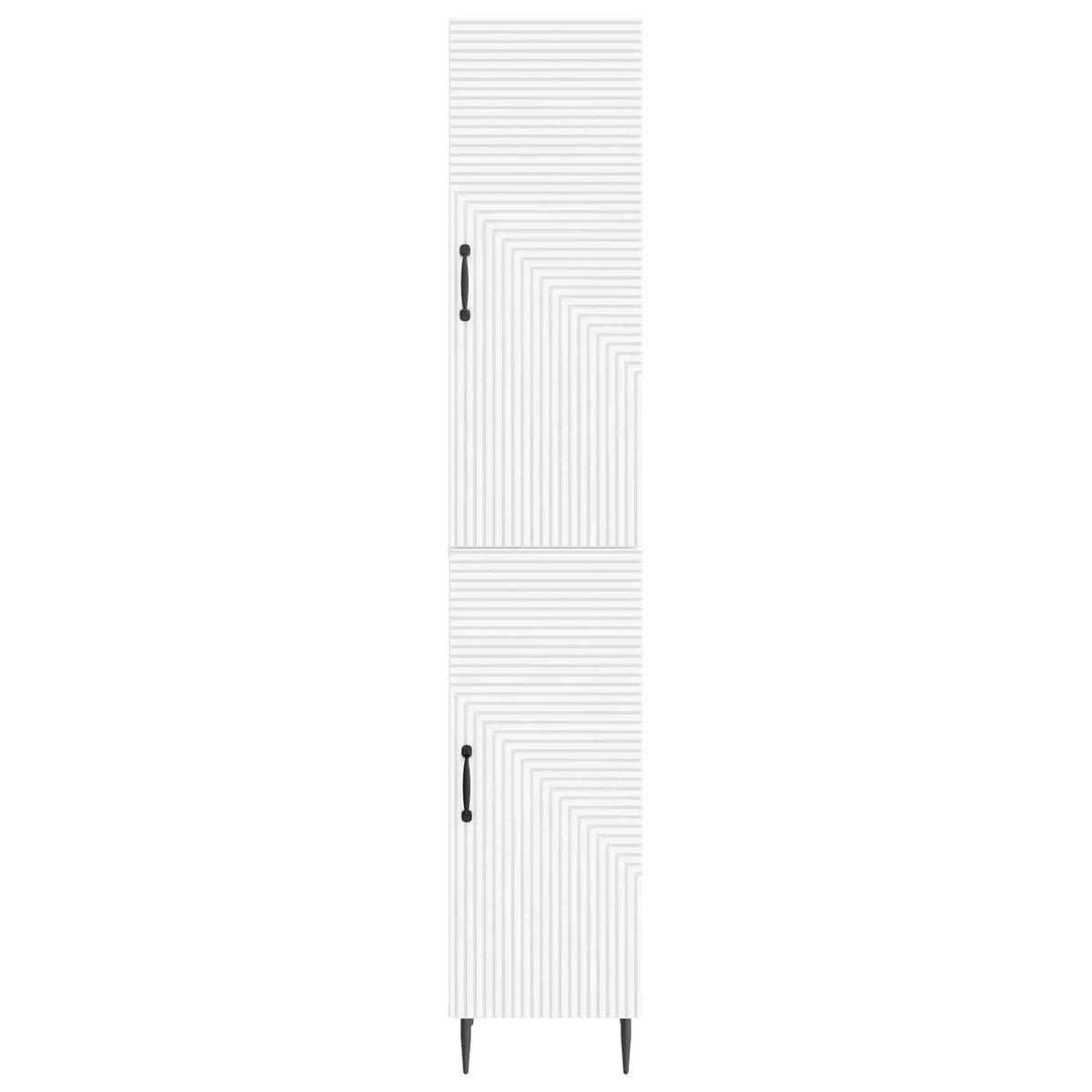 Cabinet Set 2 pcs White 33 x 34.5 x 89.5 cm Engineered Wood
