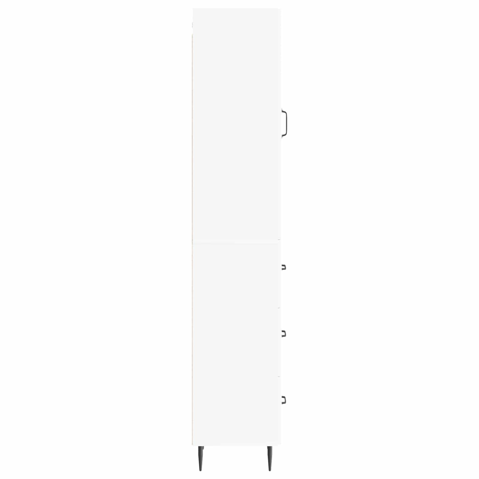 Cabinet Set 2 pcs White 33 x 34.5 x 90 cm Engineered Wood