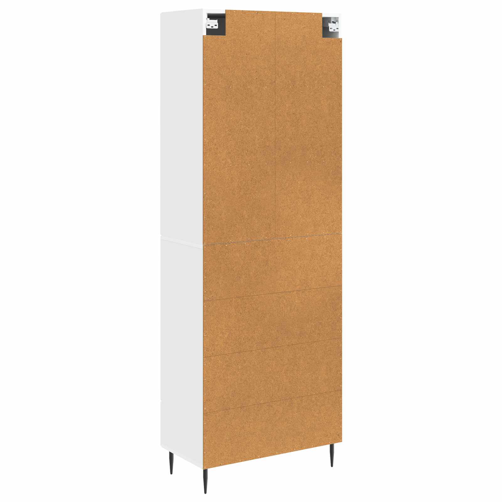 Cabinet Set 2 pcs White 66 x 34.5 x 89.5 cm Engineered Wood