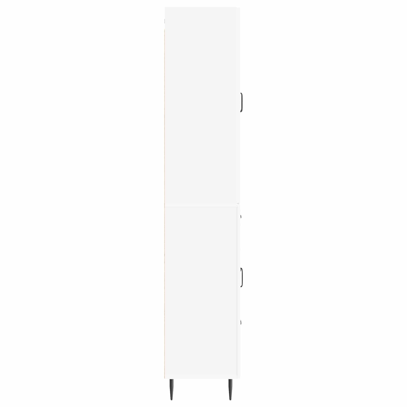 Cabinet Set 2 pcs White 66 x 34.5 x 89.5 cm Engineered Wood