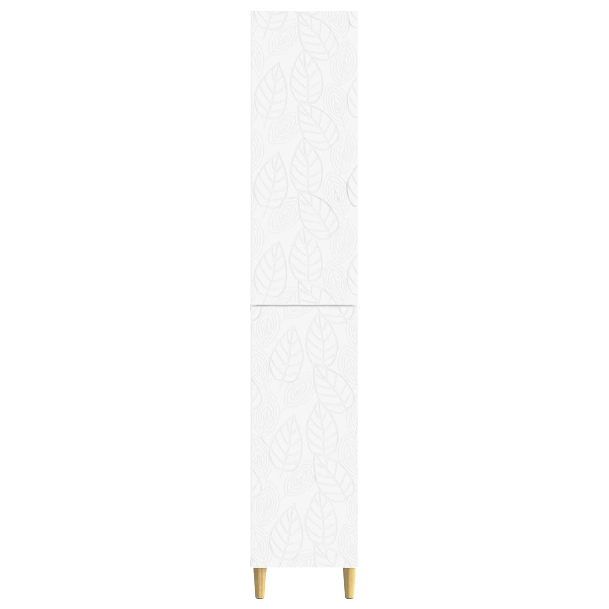 Cabinet Set 2 pcs White Engineered Wood