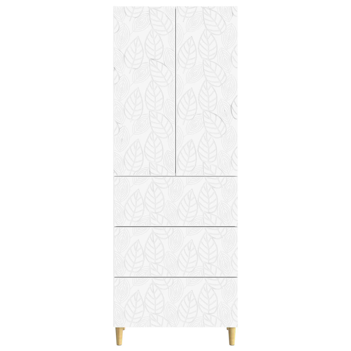 Cabinet Set 2 pcs White 66 x 34.5 x 90 cm Engineered Wood