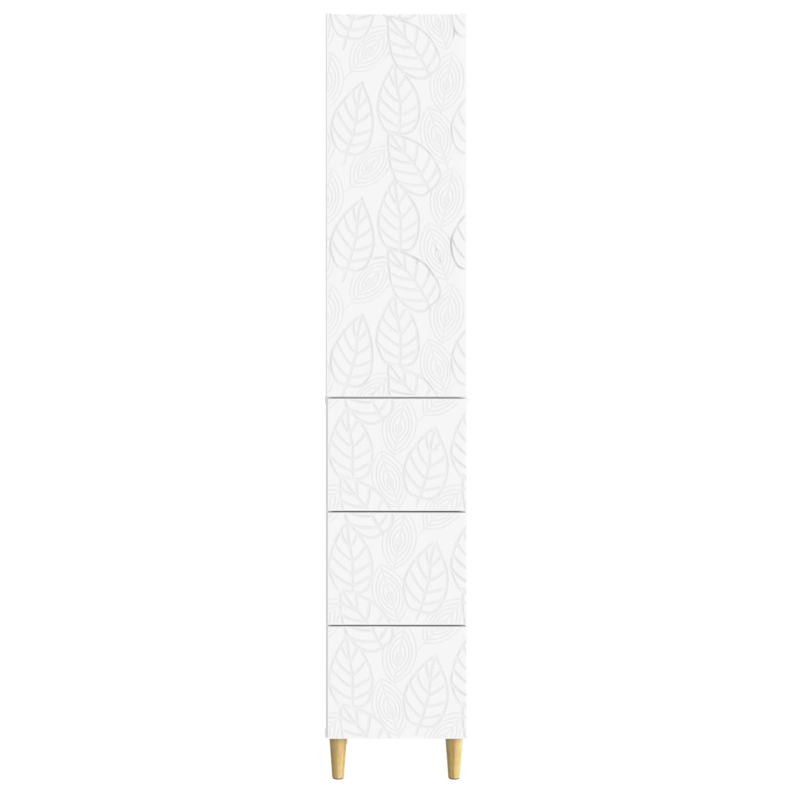Cabinet Set 2 pcs White 33 x 34.5 x 90 cm Engineered Wood