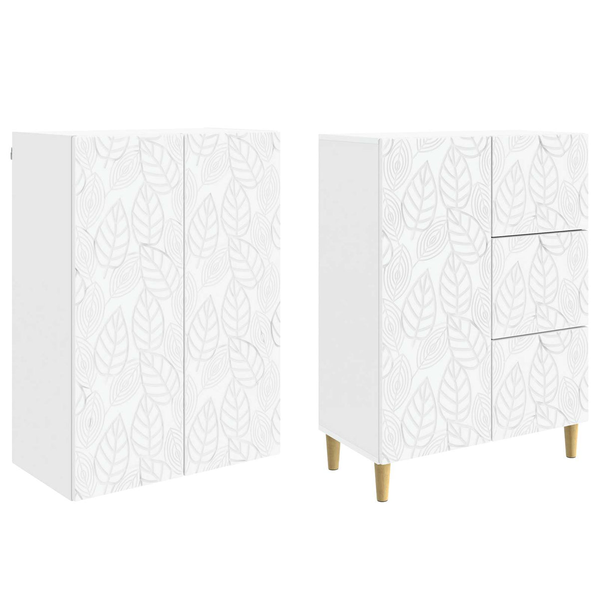 2 pcs White