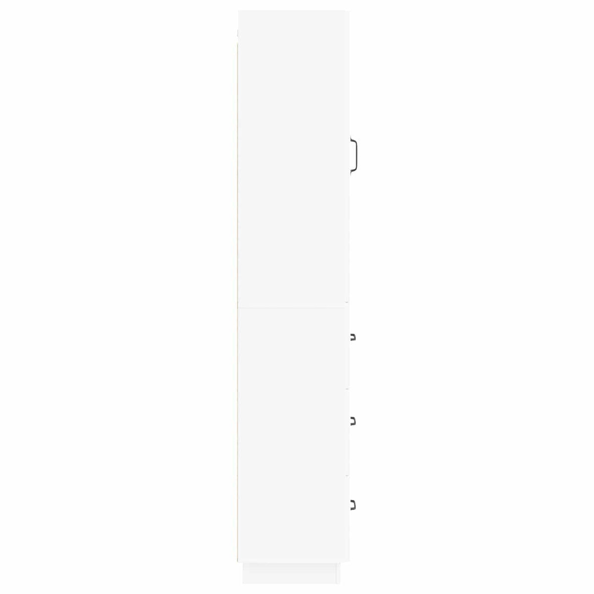 Cabinet Set 2 pcs White 33 x 34.5 x 87 cm Engineered Wood