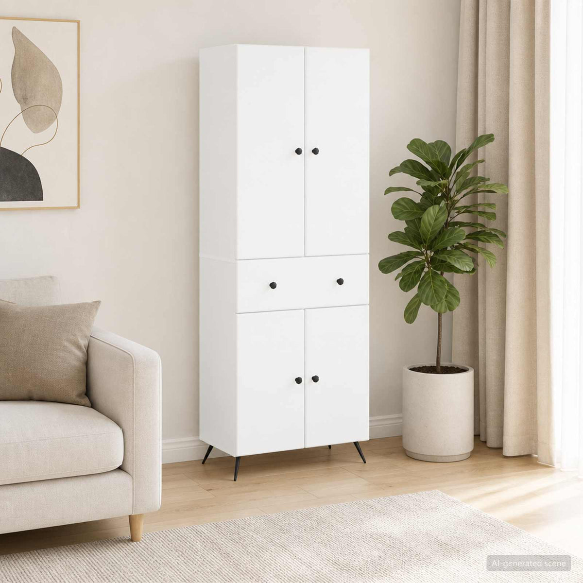 2 pcs White