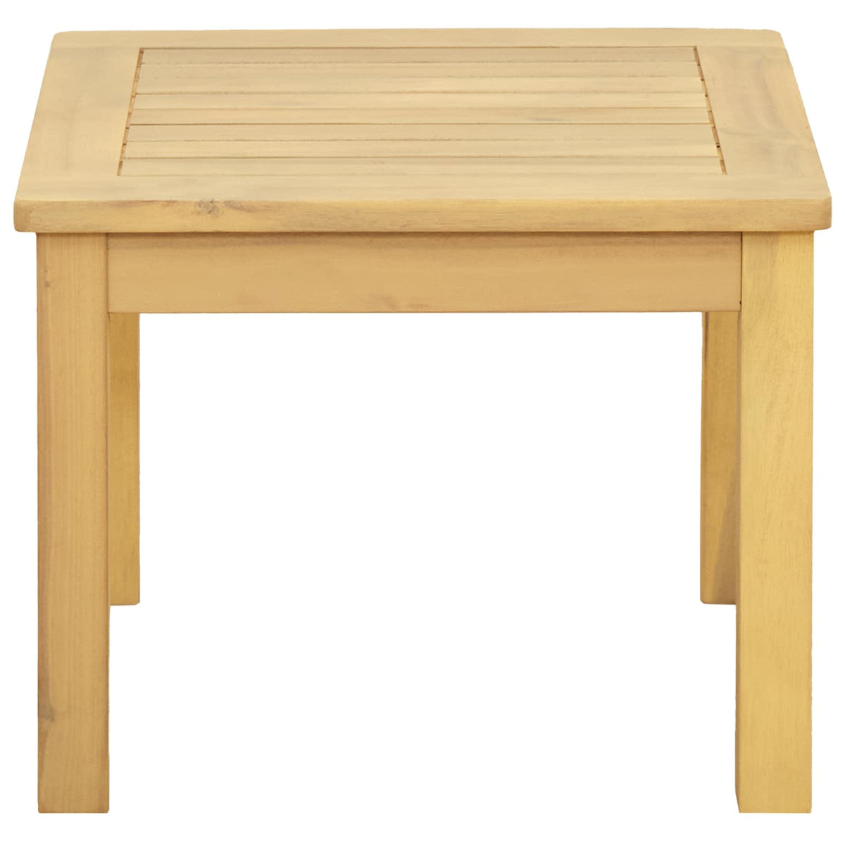 Coffee Table Light acacia 45 x 45 x 36 cm Solid Acacia Wood