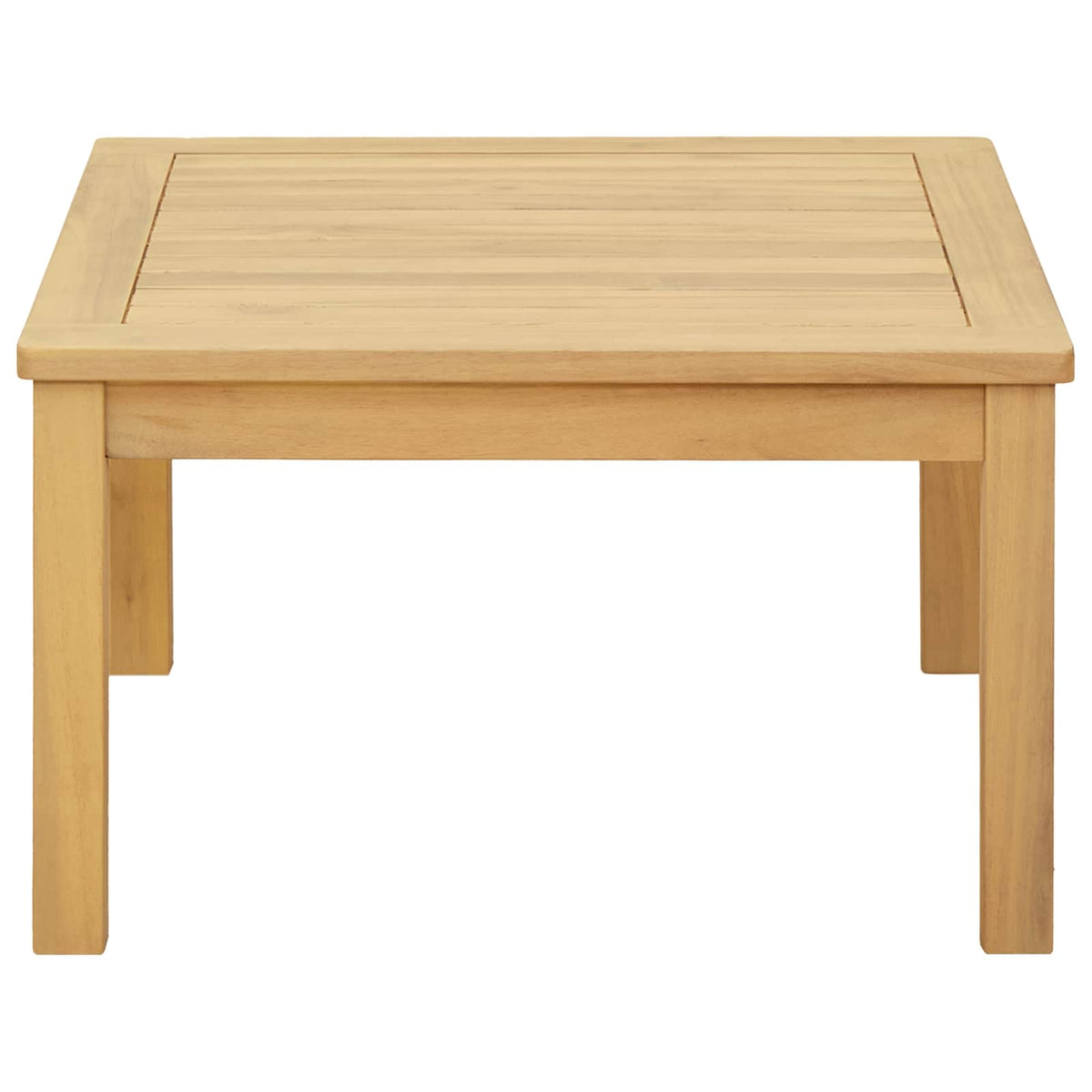 Coffee Table Light acacia 60 x 60 x 36 cm Solid Acacia Wood