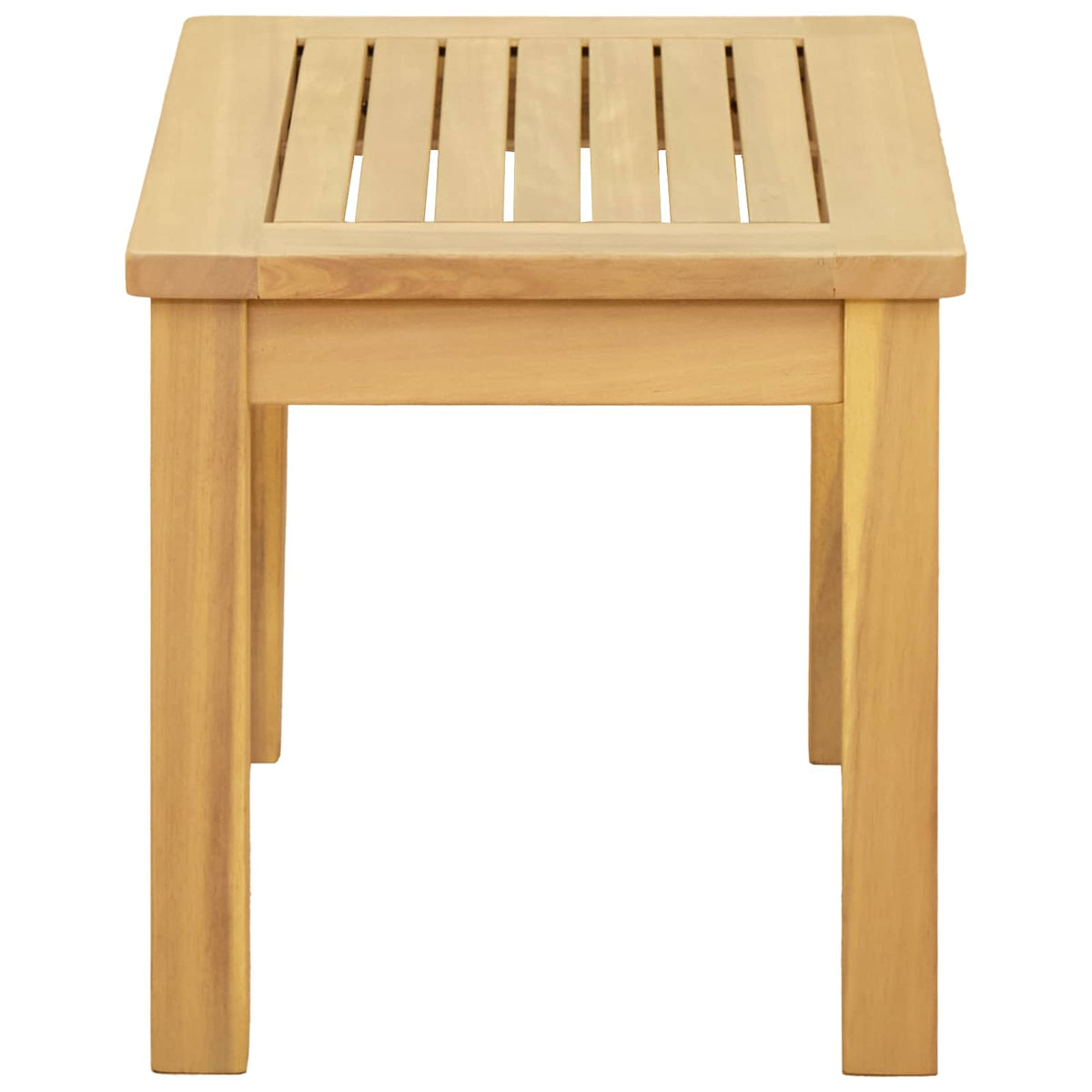 Coffee Table Light acacia 50 x 35 x 36 cm Solid Acacia Wood