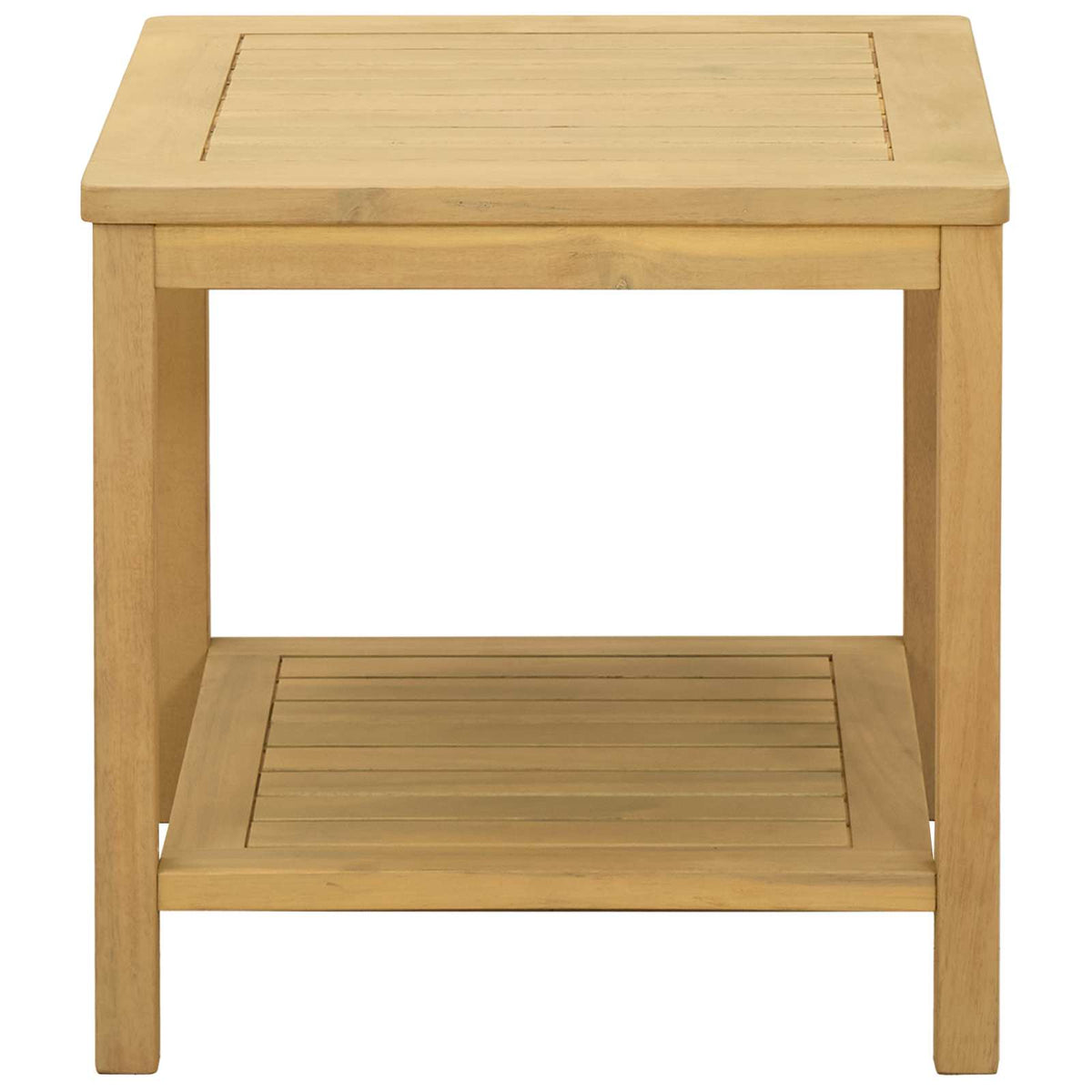 Side Table Oil Natural 45 x 45 x 45 cm Solid Acacia Wood