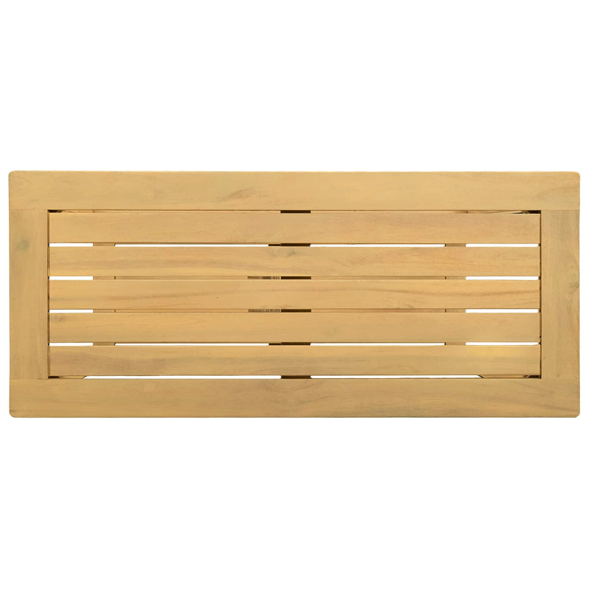 Garden Console Table with Storage Light acacia 80 x 35 x 75 cm