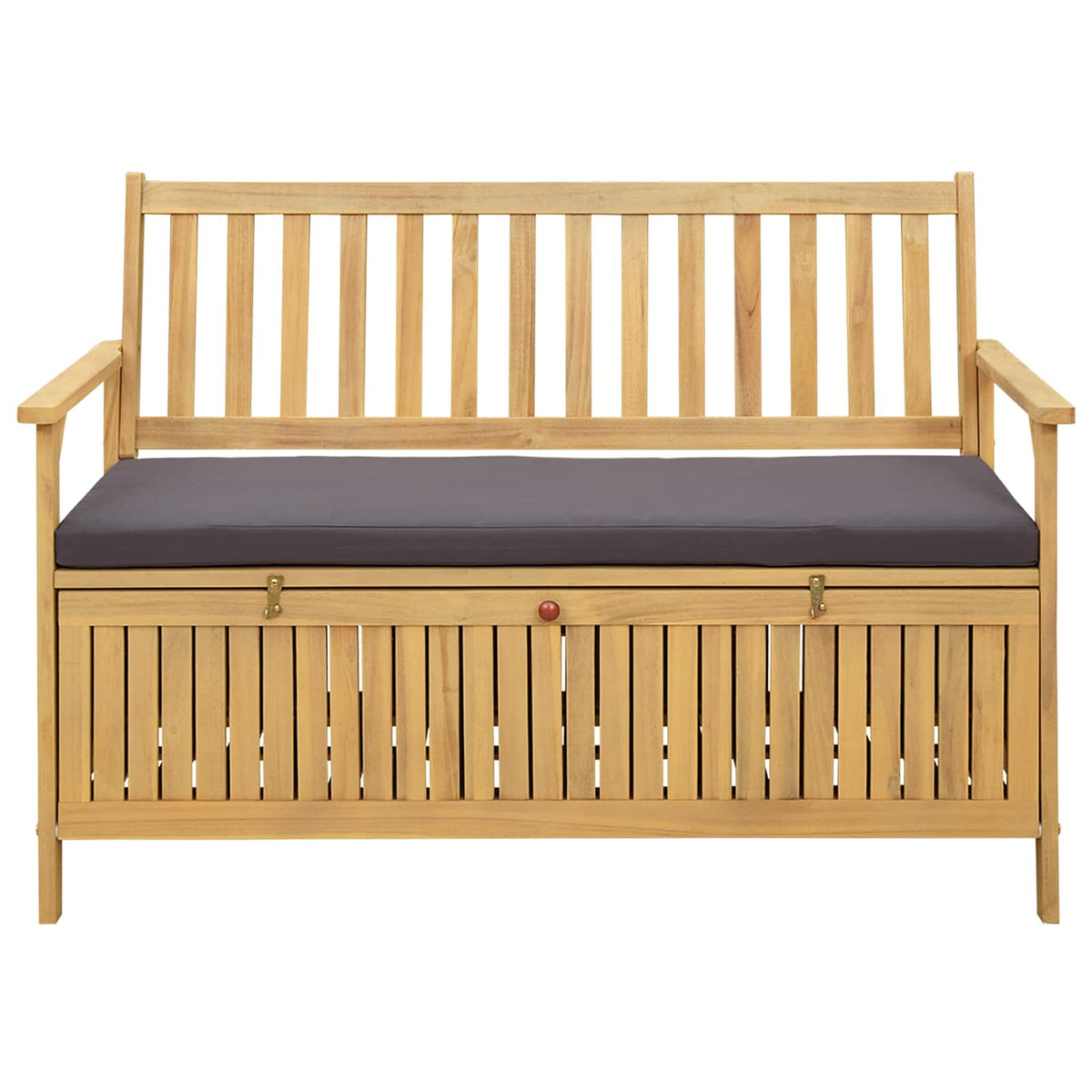Storage Bench with Cushion with Storage 120 x 63 x 84 cm