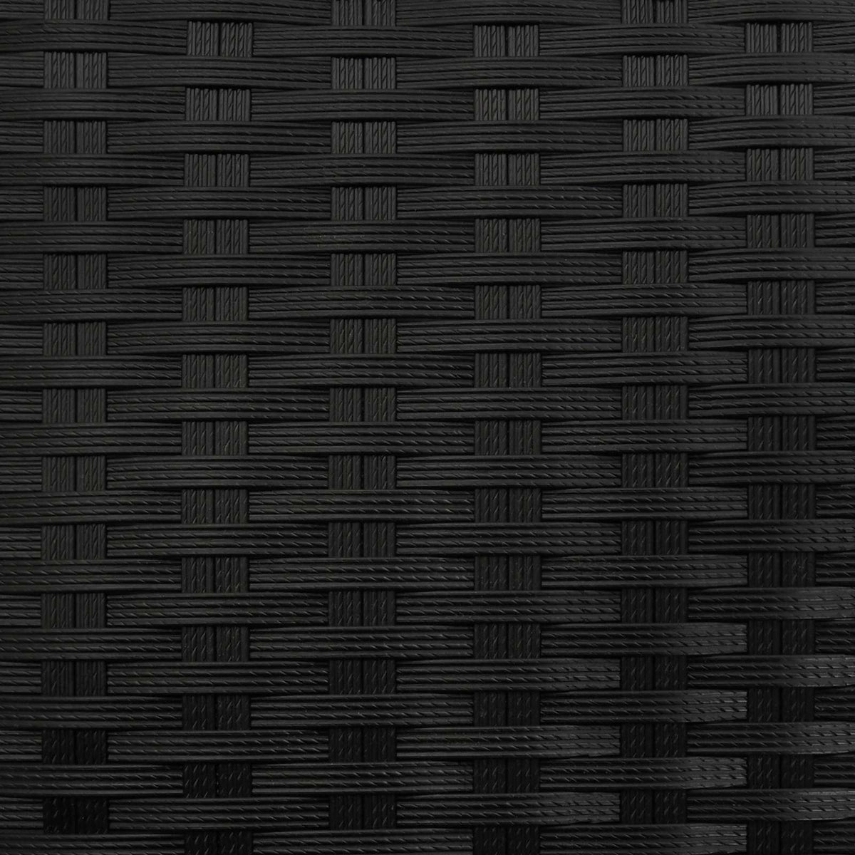 Tall Planter Black 55 x 22 x 70 cm Poly Rattan