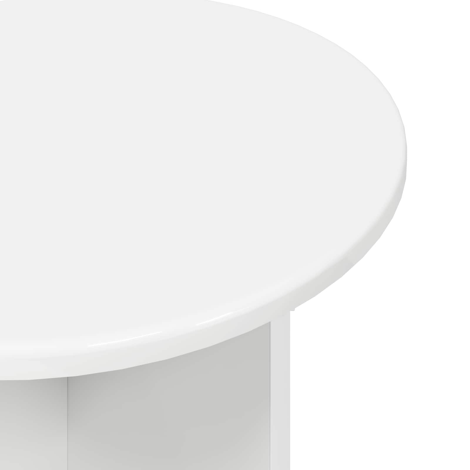 Side Table Set with Storage 2 pcs Engineered Wood