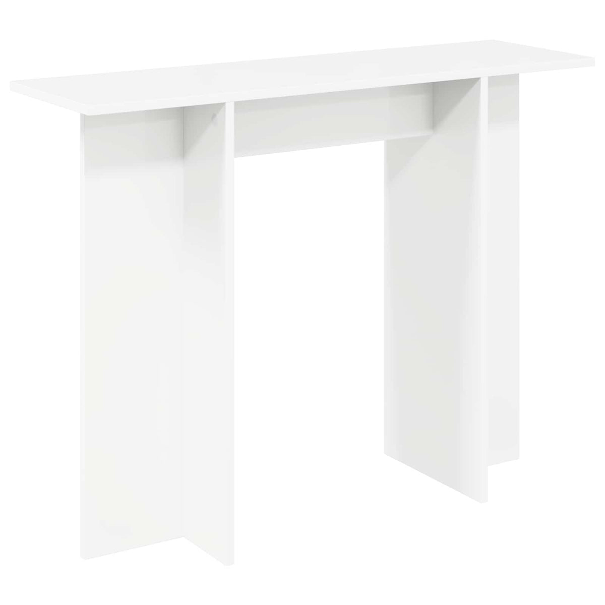 Console Table White 100 x 30 x 75 cm Engineered Wood