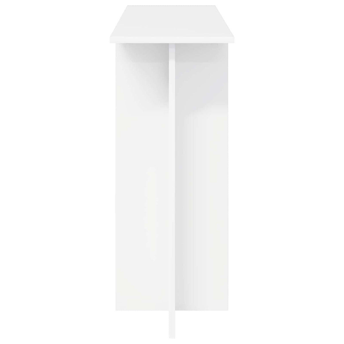 Console Table White 100 x 30 x 75 cm Engineered Wood