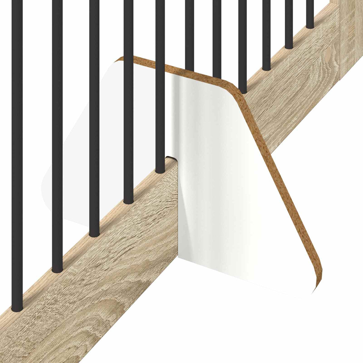 Dog Gate with Stands 2 pcs Sonoma Oak 100 x 100 cm