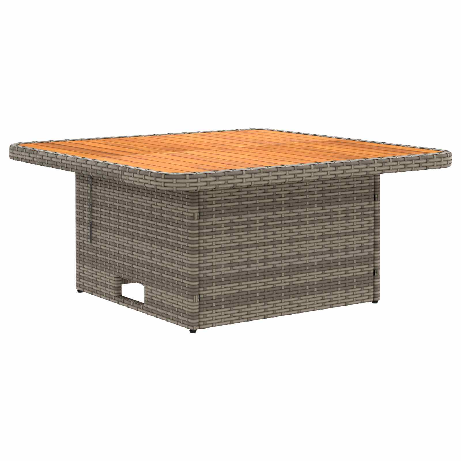 2 Piece Garden middle sofa with lift-up table Poly Rattan