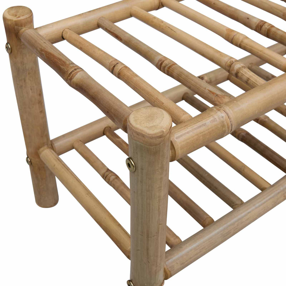 Shoe Rack with Shelf Natural 68 x 28 x 30 cm Bamboo