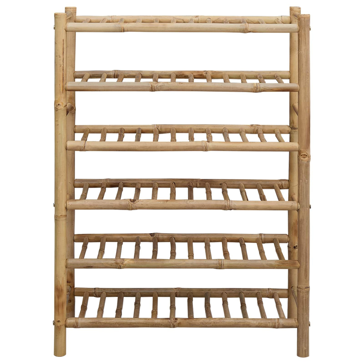 Shoe Rack with Shelf Natural 68 x 28 x 96 cm Bamboo