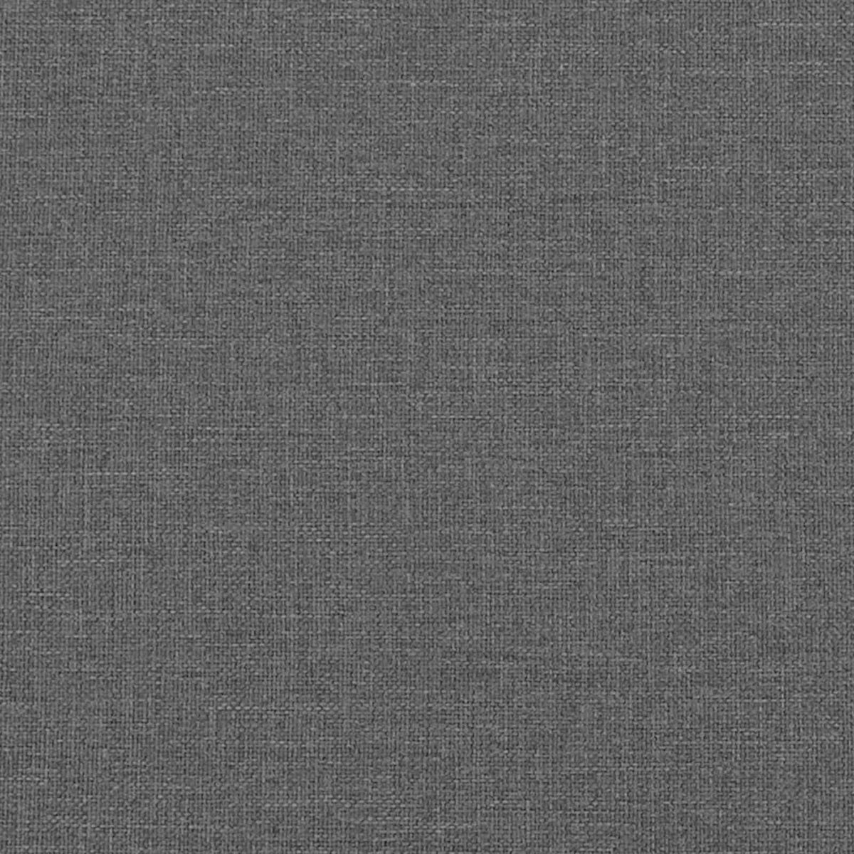 Sofa Set 2 pcs Dark Grey Fabric