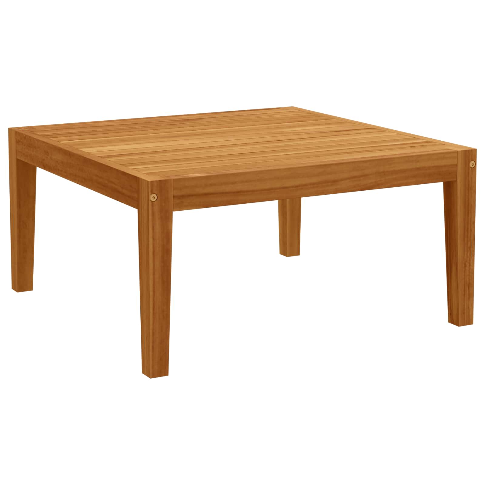 4 pcs Garden Lounge Set Solid Acacia Wood & Rope Natural