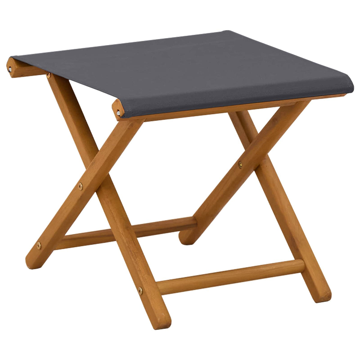 Deck Chair 4 pcs 3 Position Solid Eucalyptus Wood Grey