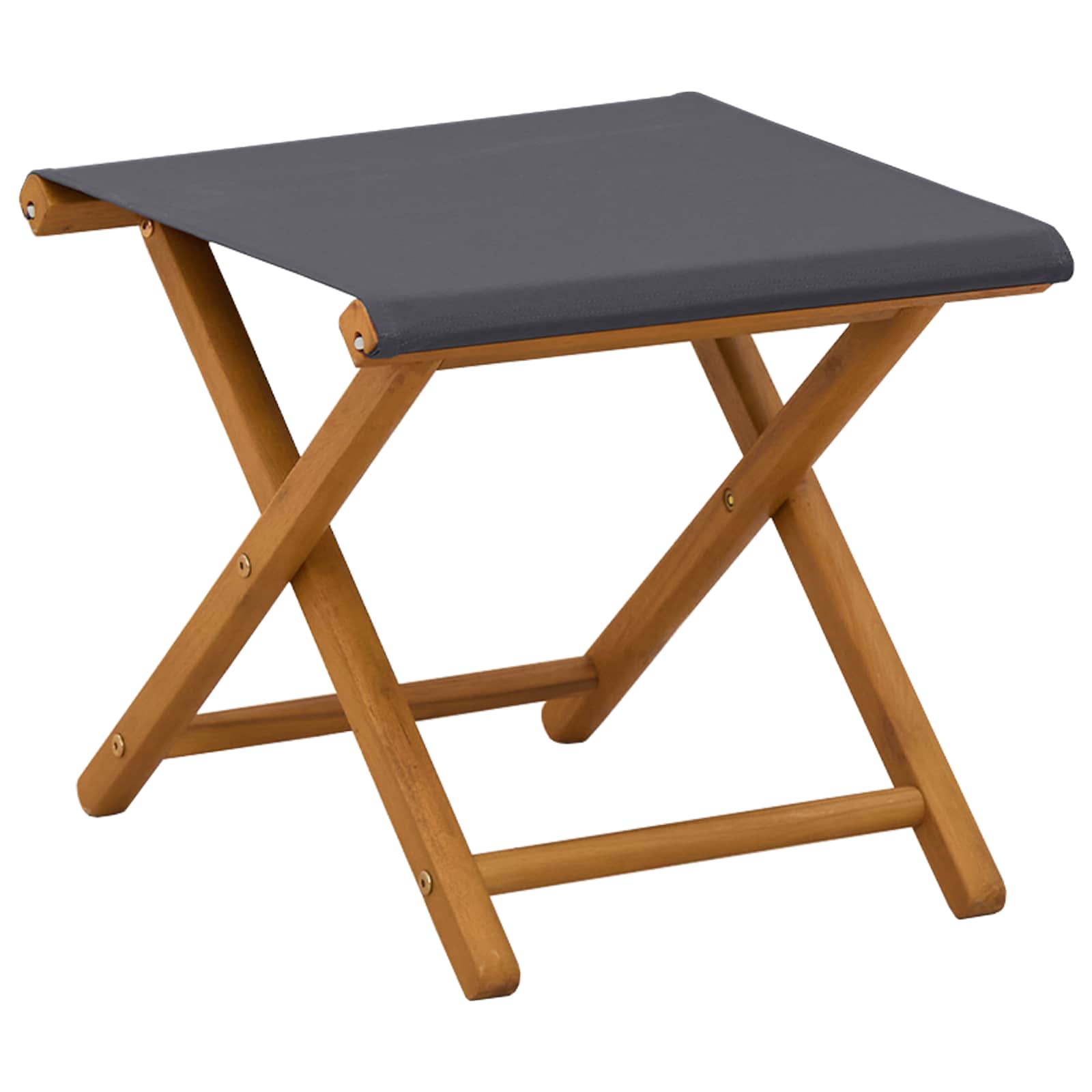 Deck Chair 4 pcs 3 Position Solid Eucalyptus Wood Grey