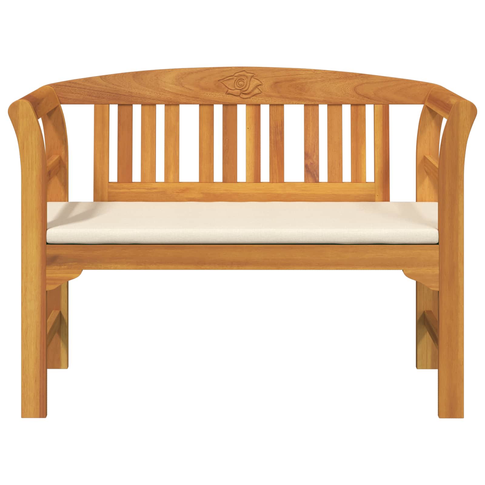 Rose Bench Natural 114 x 46 x 82.5 cm Solid Acacia Wood
