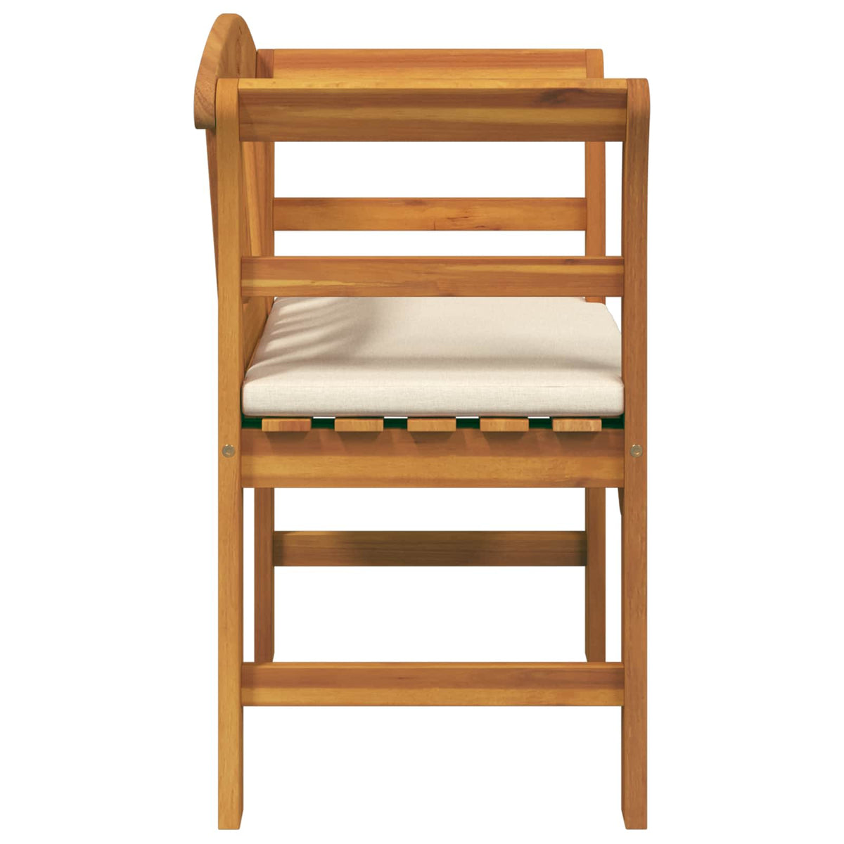 Rose Bench Natural 68.5 x 46 x 82.5 cm Solid Acacia Wood