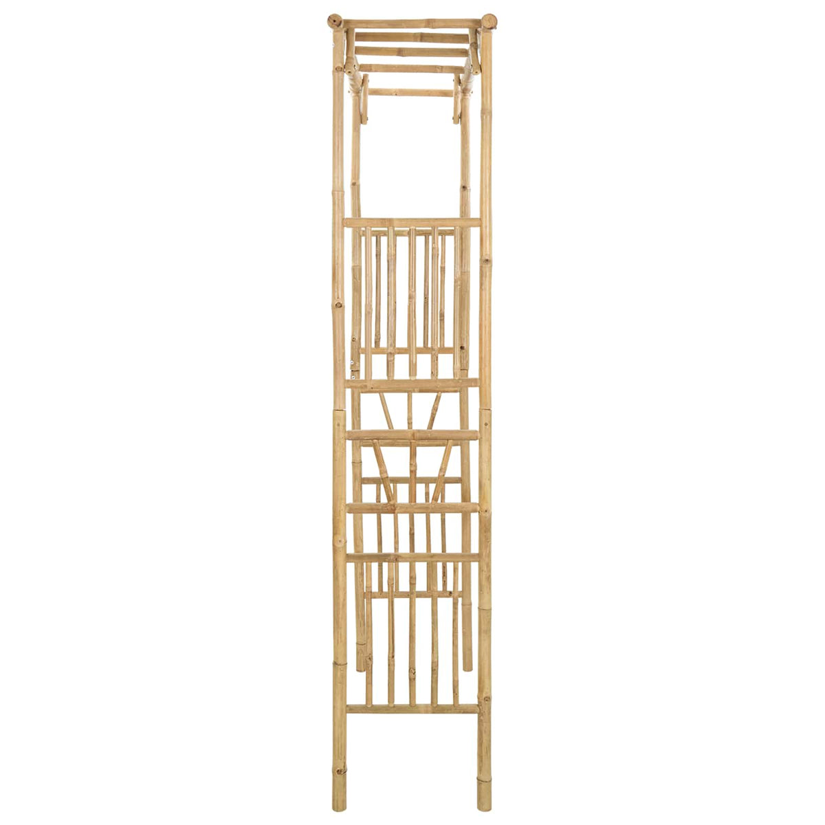 Garden Arch Natural 110 x 40 x 205 cm Bamboo
