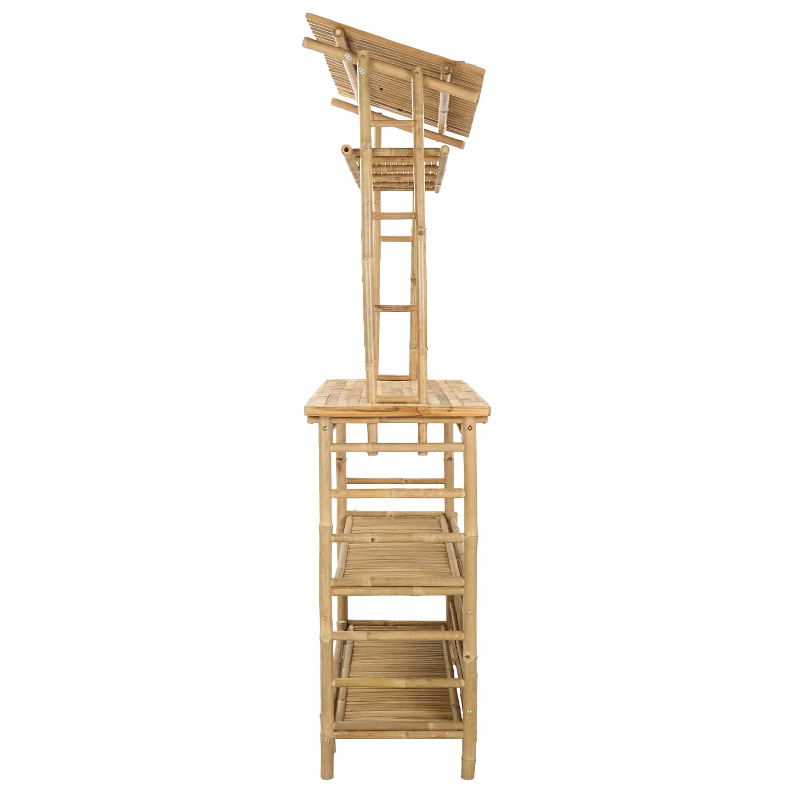 Outdoor Bar Table Natural 110 x 50 x 210 cm Bamboo