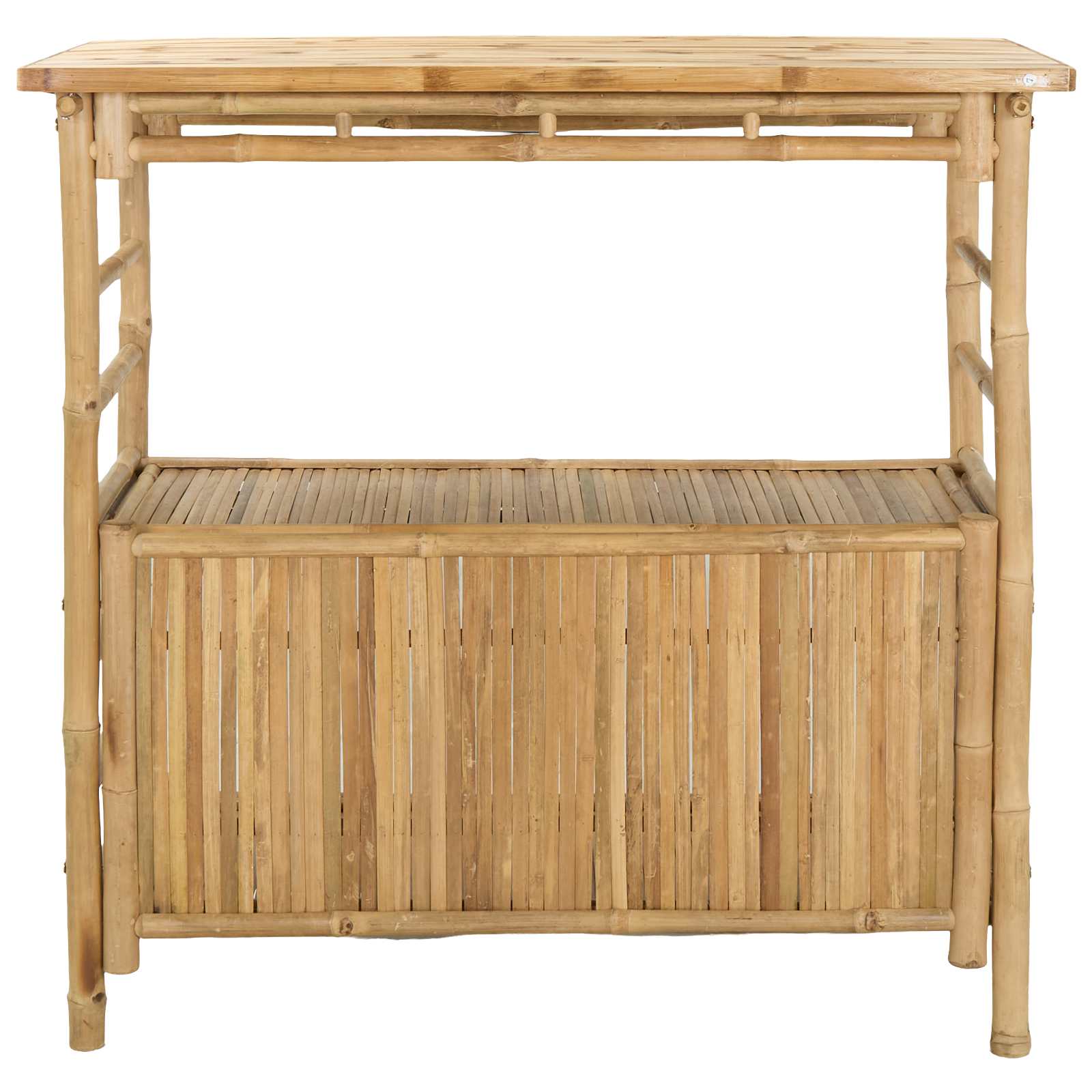 Outdoor Bar Table Natural 110 x 50 x 105 cm Bamboo
