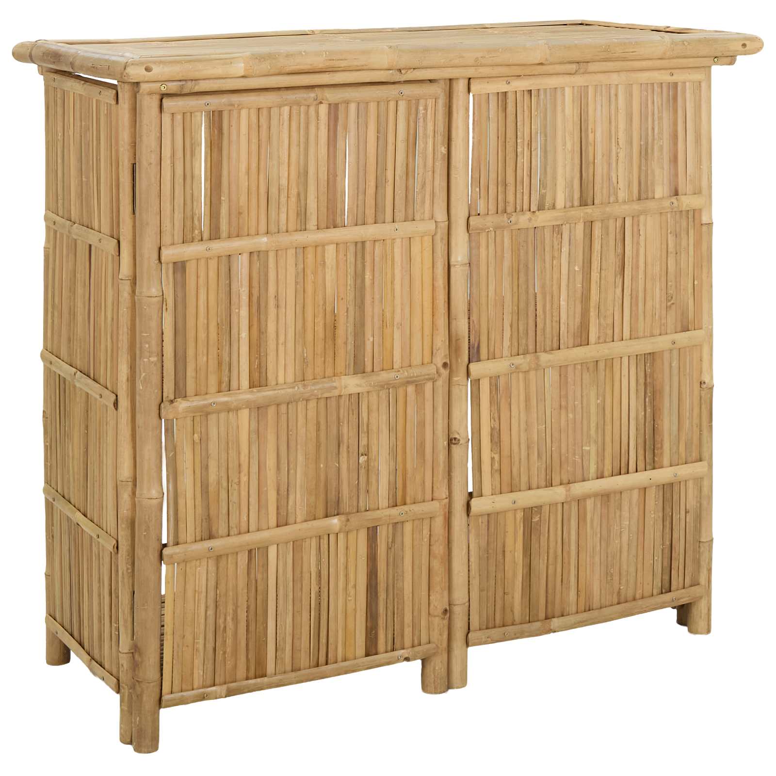 Outdoor Bar Table Natural 115 x 55 x 105 cm Bamboo