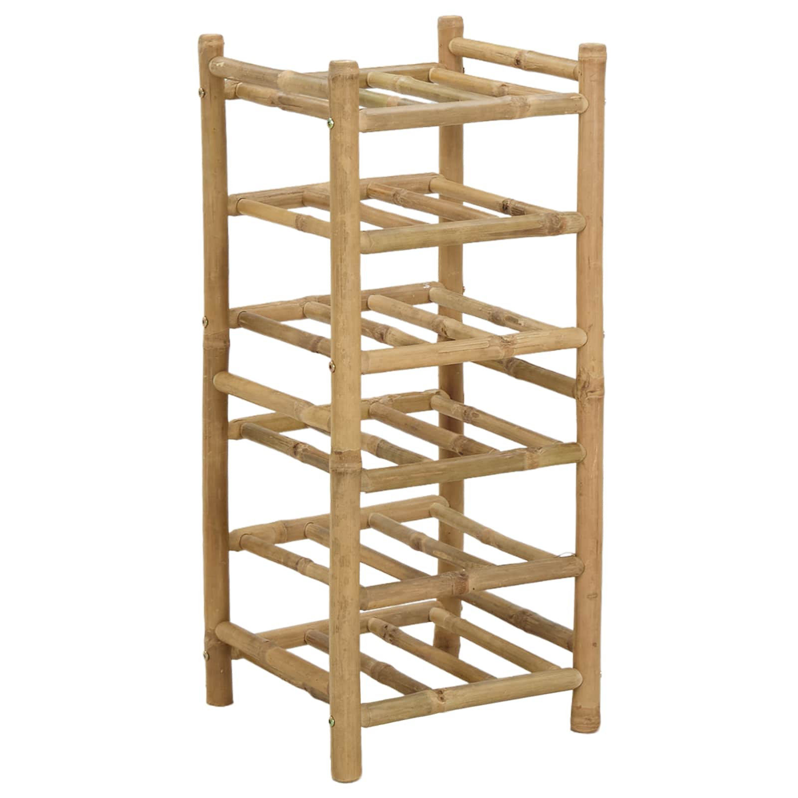 Wine Rack Natural 32.5 x 29.5 x 72 cm Bamboo