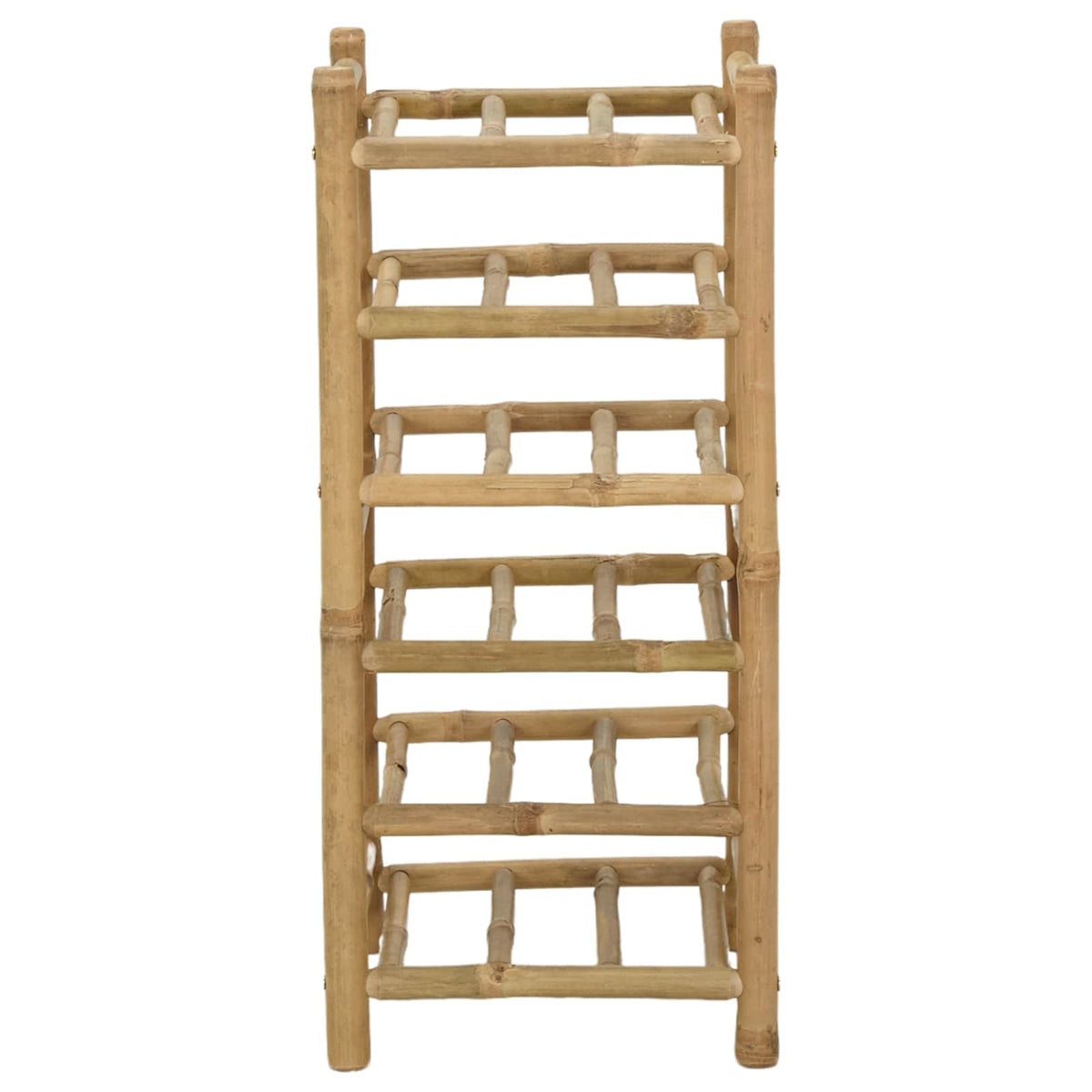 Wine Rack Natural 32.5 x 29.5 x 72 cm Bamboo