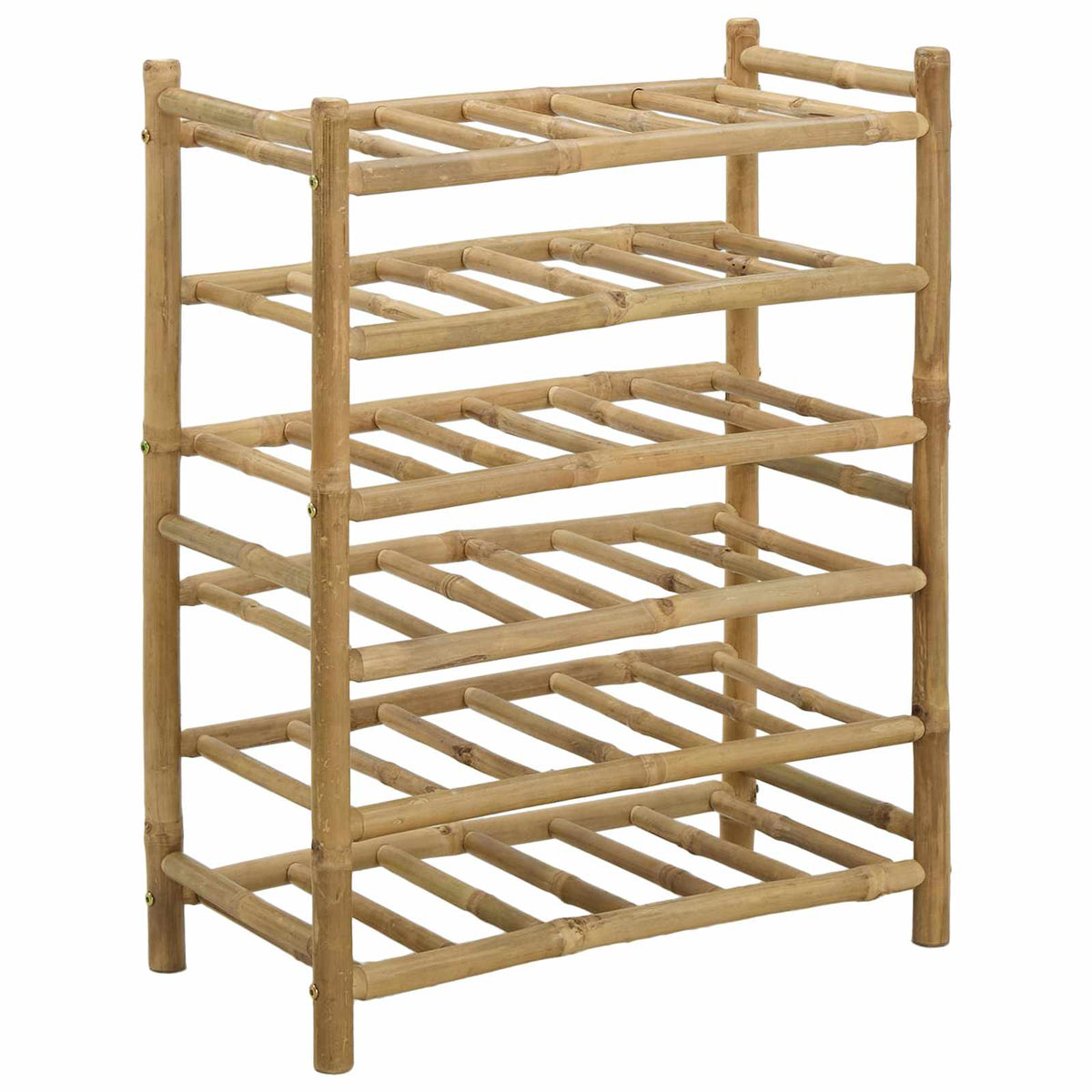 Wine Rack Natural 57 x 29.5 x 72 cm Bamboo