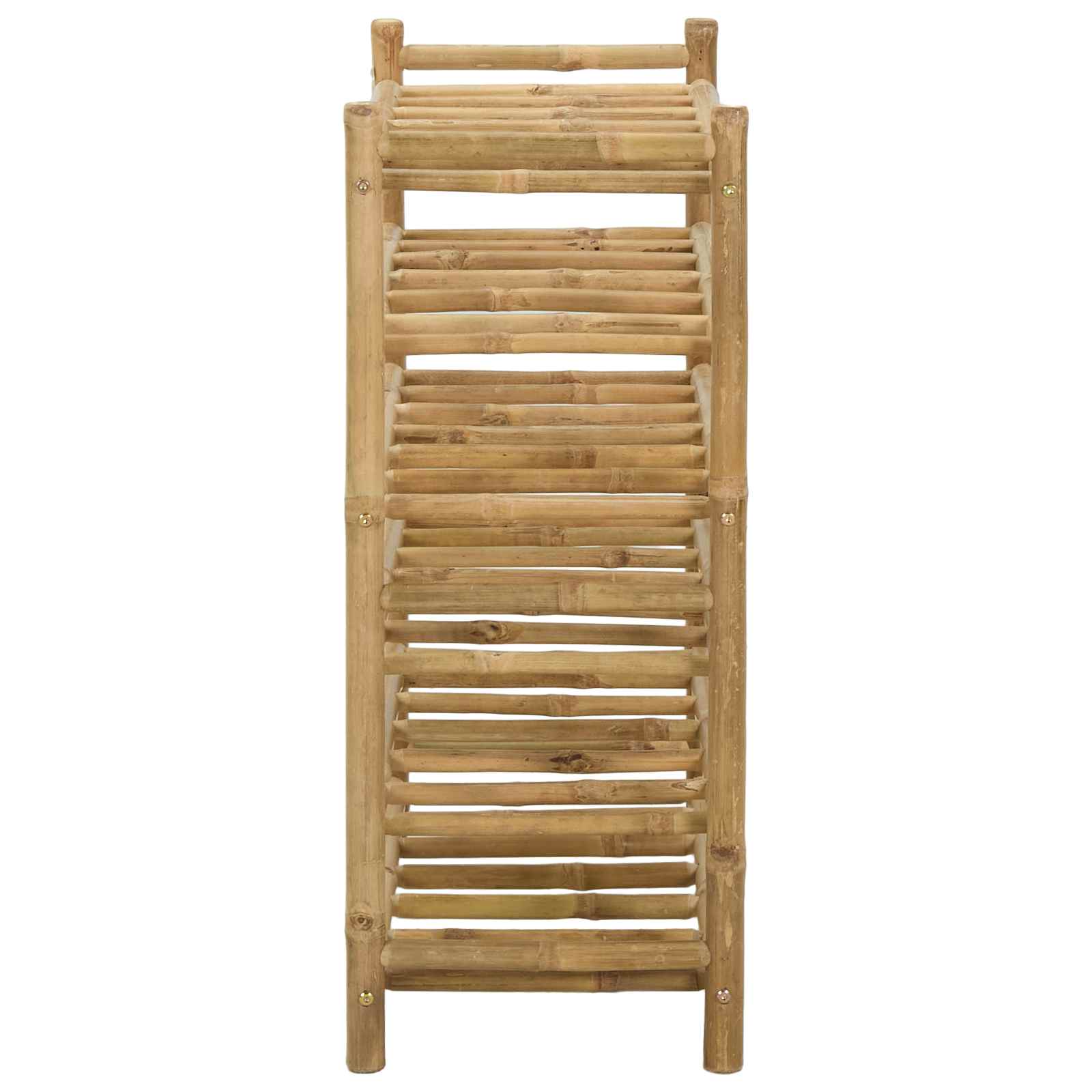 Wine Rack Natural 57 x 29.5 x 72 cm Bamboo