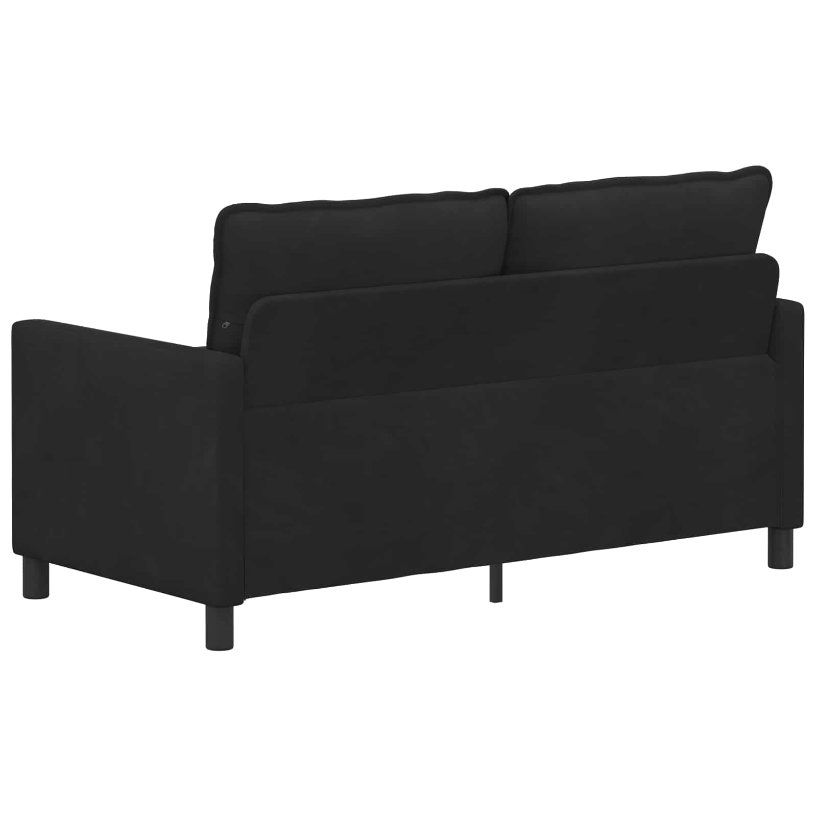 Sofa Black 156 x 81 x 87.5 cm Velvet